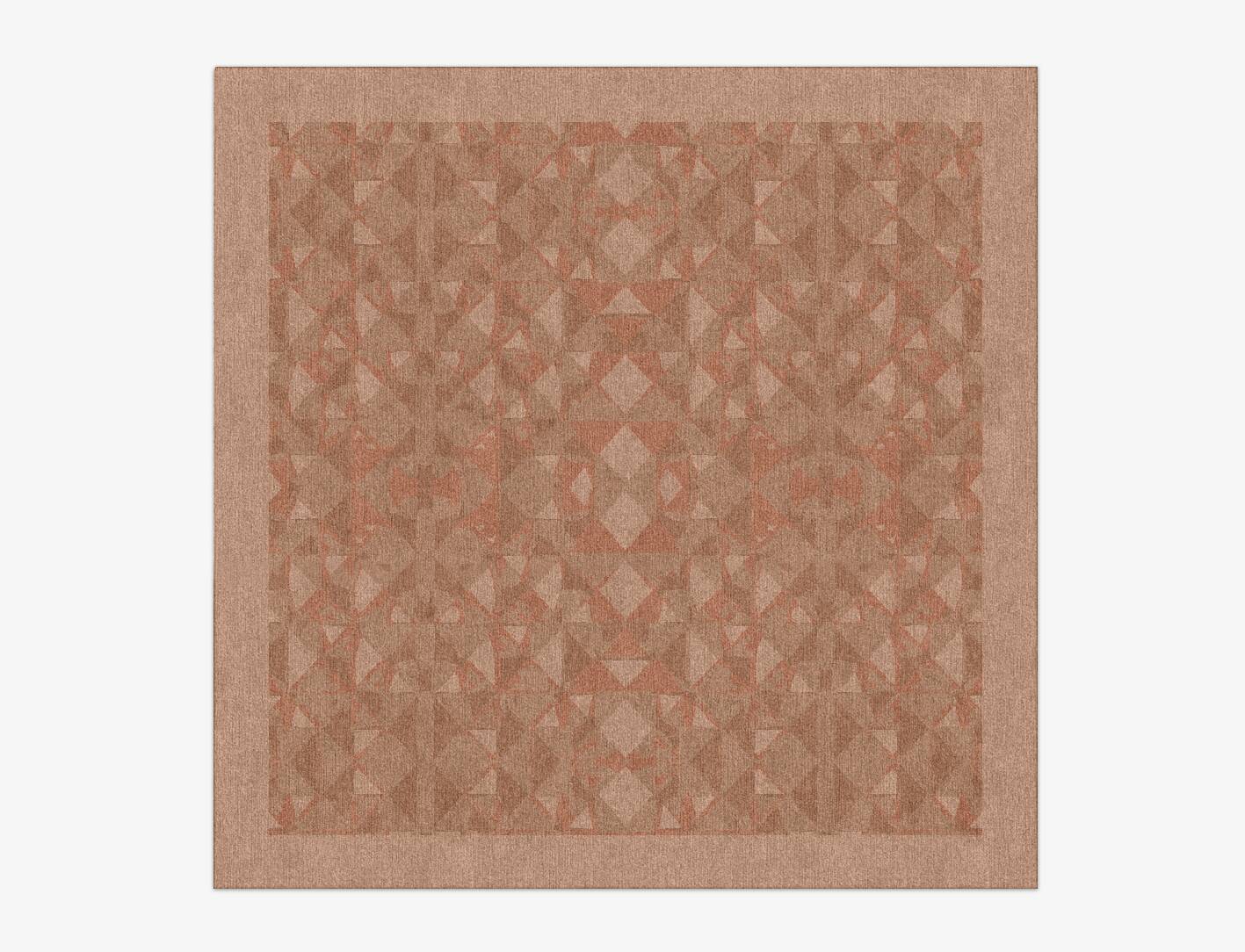 Zellige Origami Square Hand Knotted Tibetan Wool Custom Rug by Rug Artisan