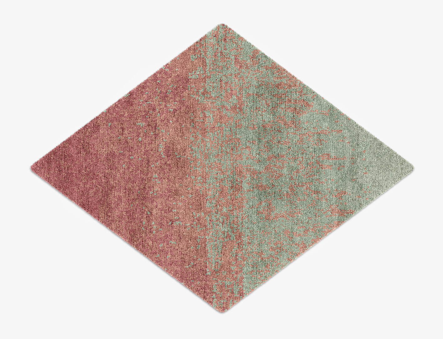 Zenith Gradation Diamond Hand Knotted Bamboo Silk Custom Rug by Rug Artisan