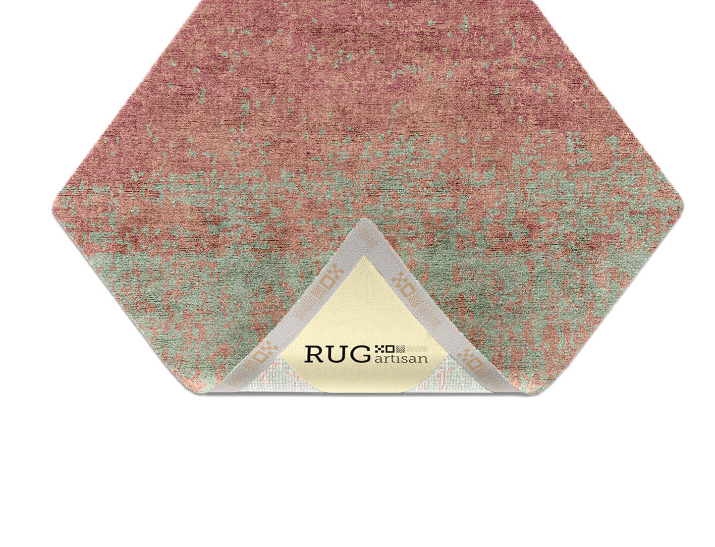 Zenith Gradation Diamond Hand Knotted Bamboo Silk Custom Rug by Rug Artisan