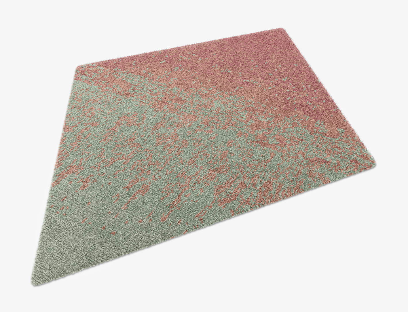 Zenith Gradation Diamond Hand Knotted Tibetan Wool Custom Rug by Rug Artisan