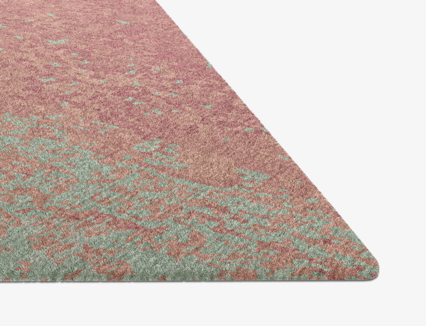 Zenith Gradation Diamond Hand Knotted Tibetan Wool Custom Rug by Rug Artisan