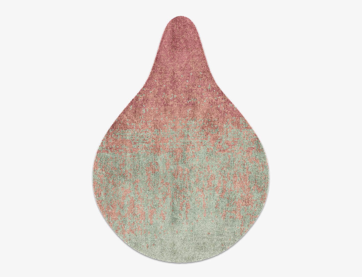 Zenith Gradation Drop Hand Knotted Bamboo Silk Custom Rug by Rug Artisan