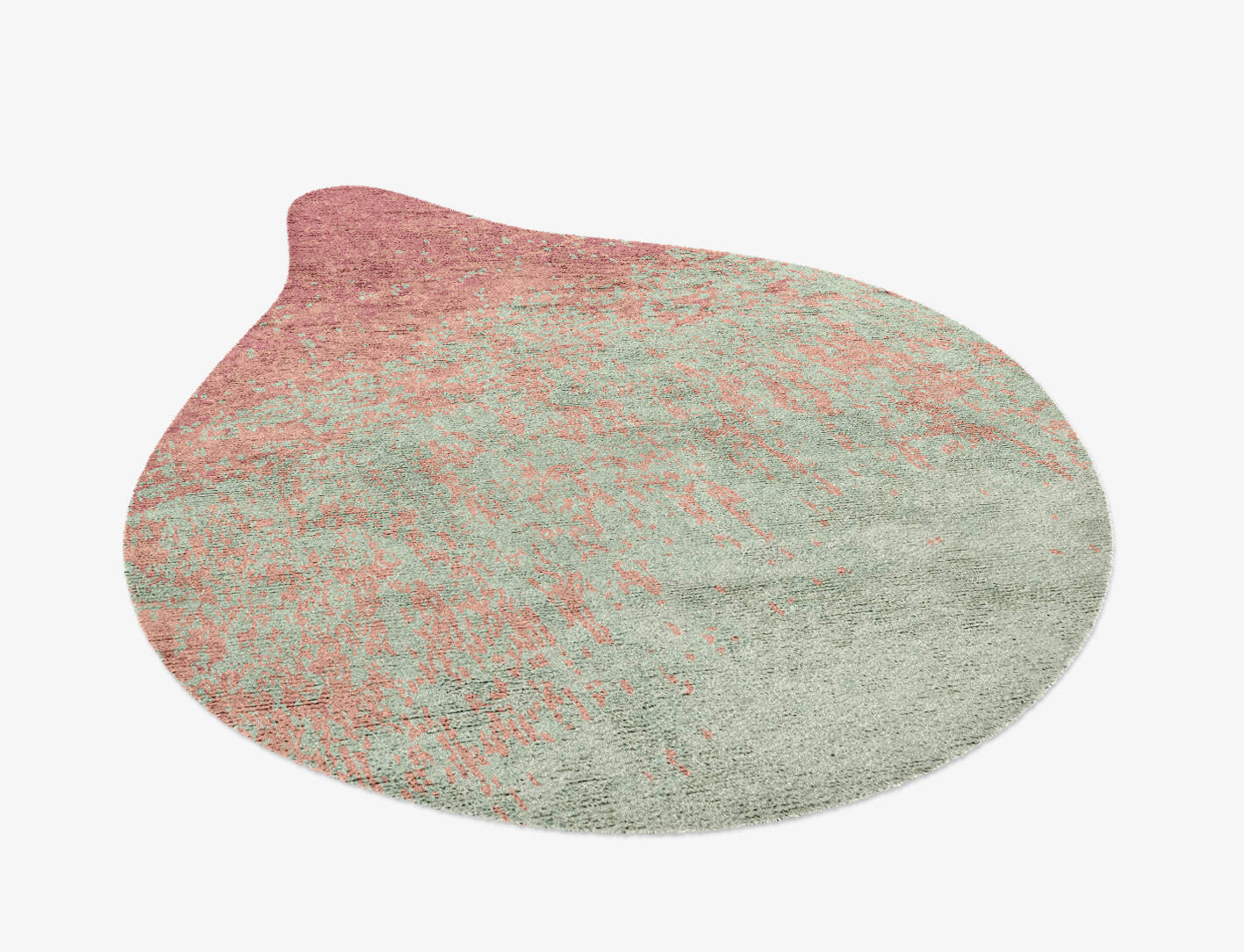 Zenith Gradation Drop Hand Knotted Bamboo Silk Custom Rug by Rug Artisan