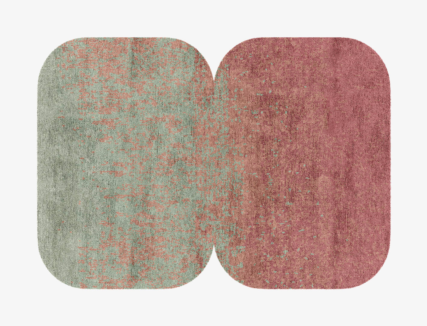 Zenith Gradation Eight Hand Knotted Bamboo Silk Custom Rug by Rug Artisan