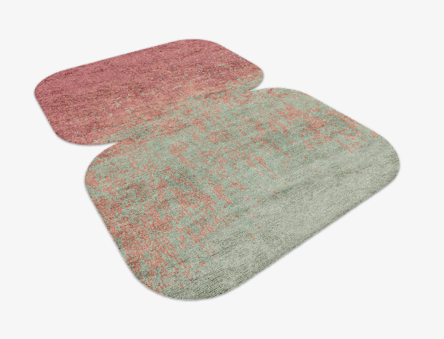 Zenith Gradation Eight Hand Knotted Bamboo Silk Custom Rug by Rug Artisan