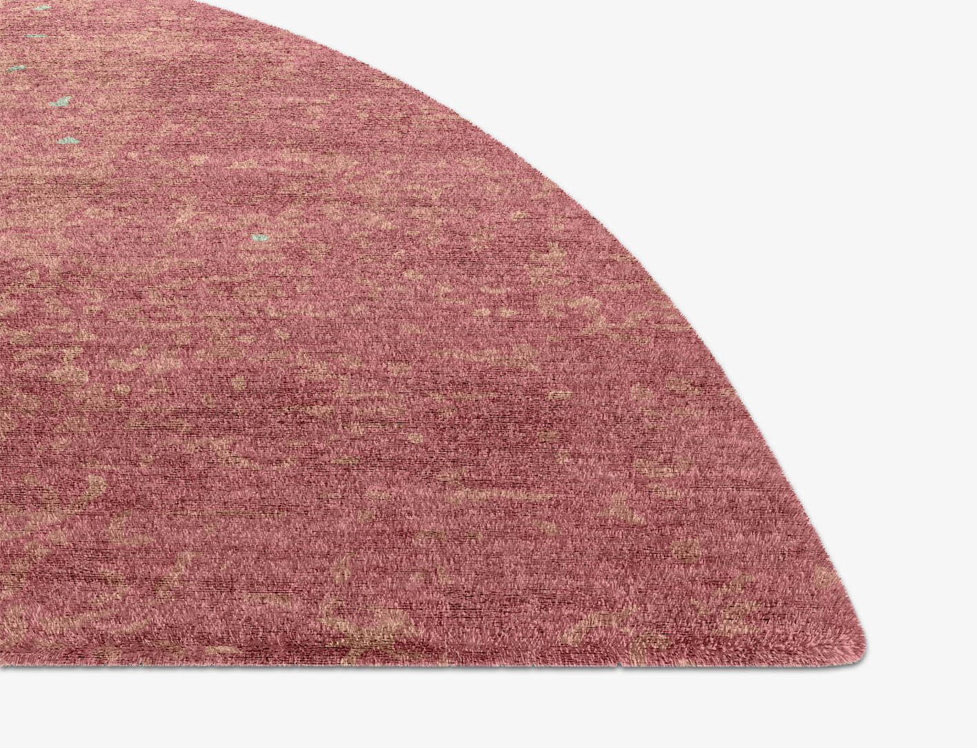 Zenith Gradation Halfmoon Hand Knotted Bamboo Silk Custom Rug by Rug Artisan