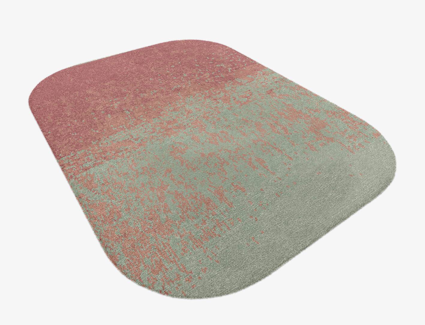 Zenith Gradation Oblong Hand Knotted Tibetan Wool Custom Rug by Rug Artisan