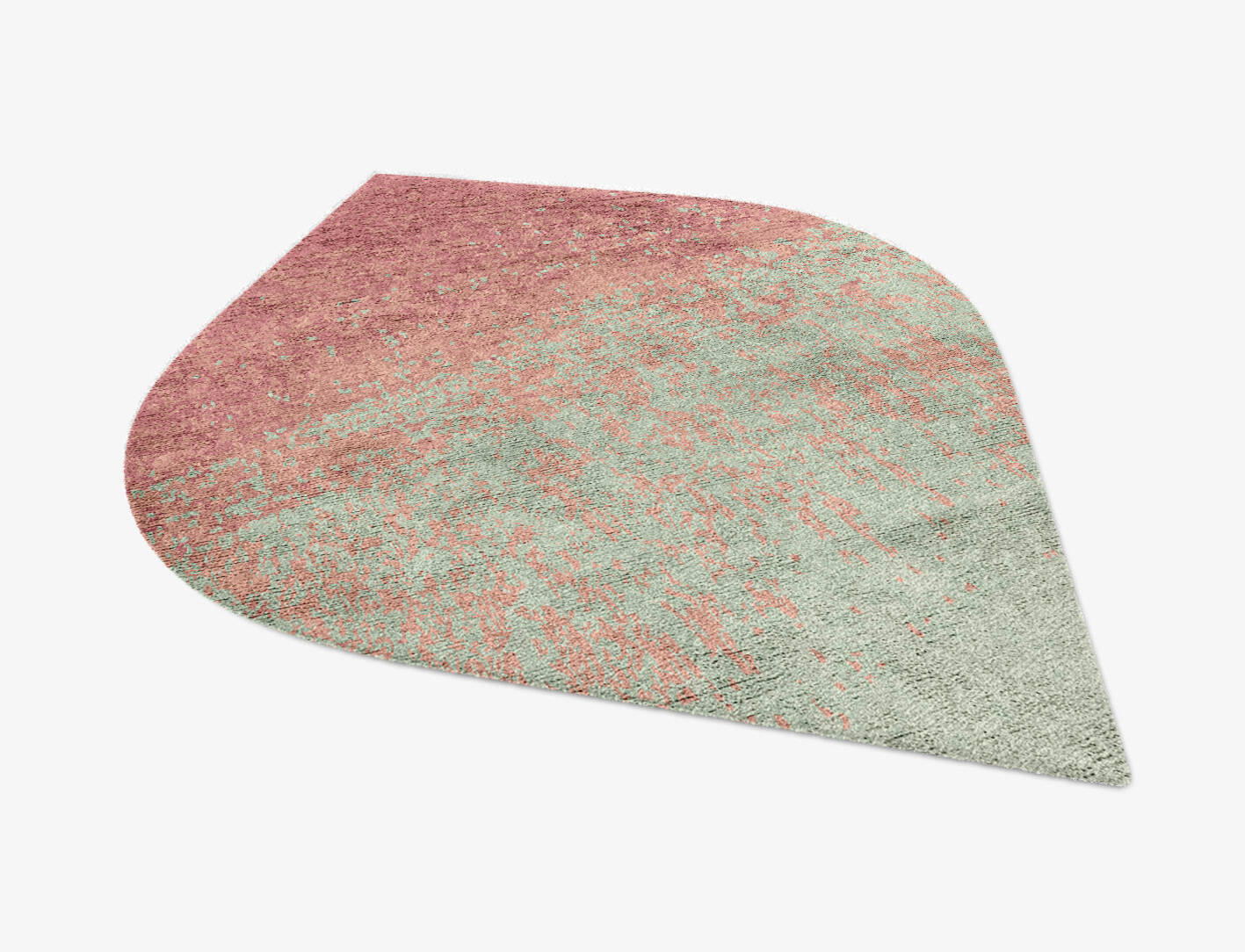 Zenith Gradation Ogee Hand Knotted Bamboo Silk Custom Rug by Rug Artisan