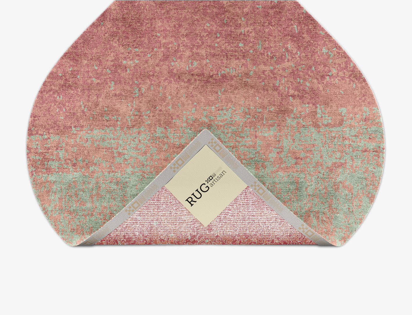 Zenith Gradation Ogee Hand Knotted Bamboo Silk Custom Rug by Rug Artisan