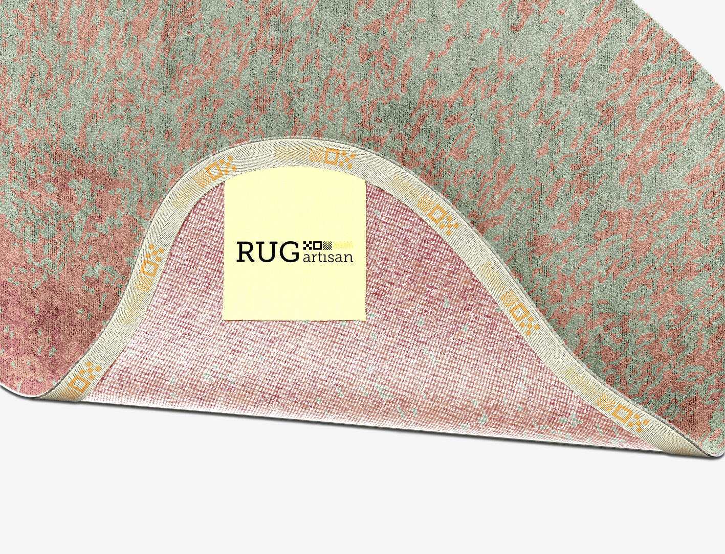 Zenith Gradation Splash Hand Knotted Bamboo Silk Custom Rug by Rug Artisan
