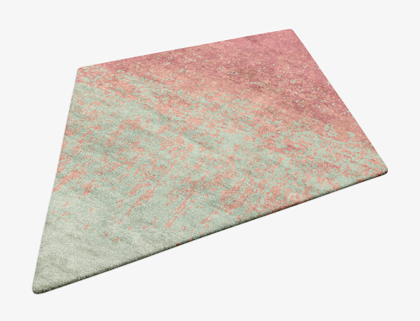 Zenith Gradation Diamond Hand Tufted Bamboo Silk Custom Rug by Rug Artisan