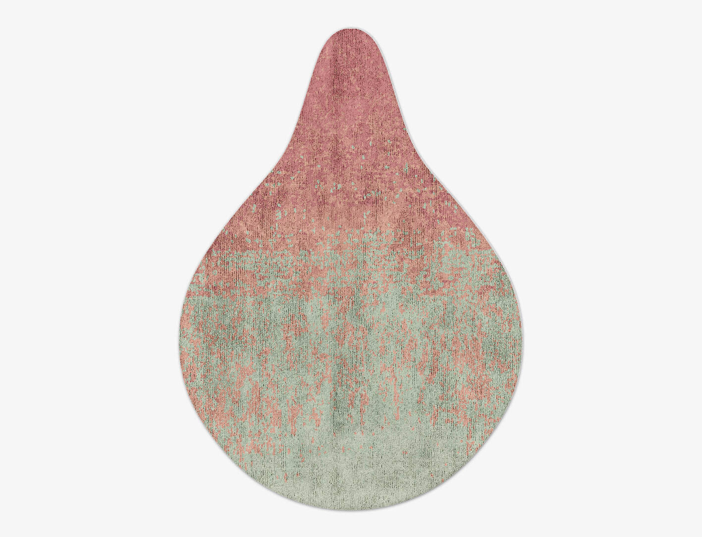 Zenith Gradation Drop Hand Tufted Bamboo Silk Custom Rug by Rug Artisan