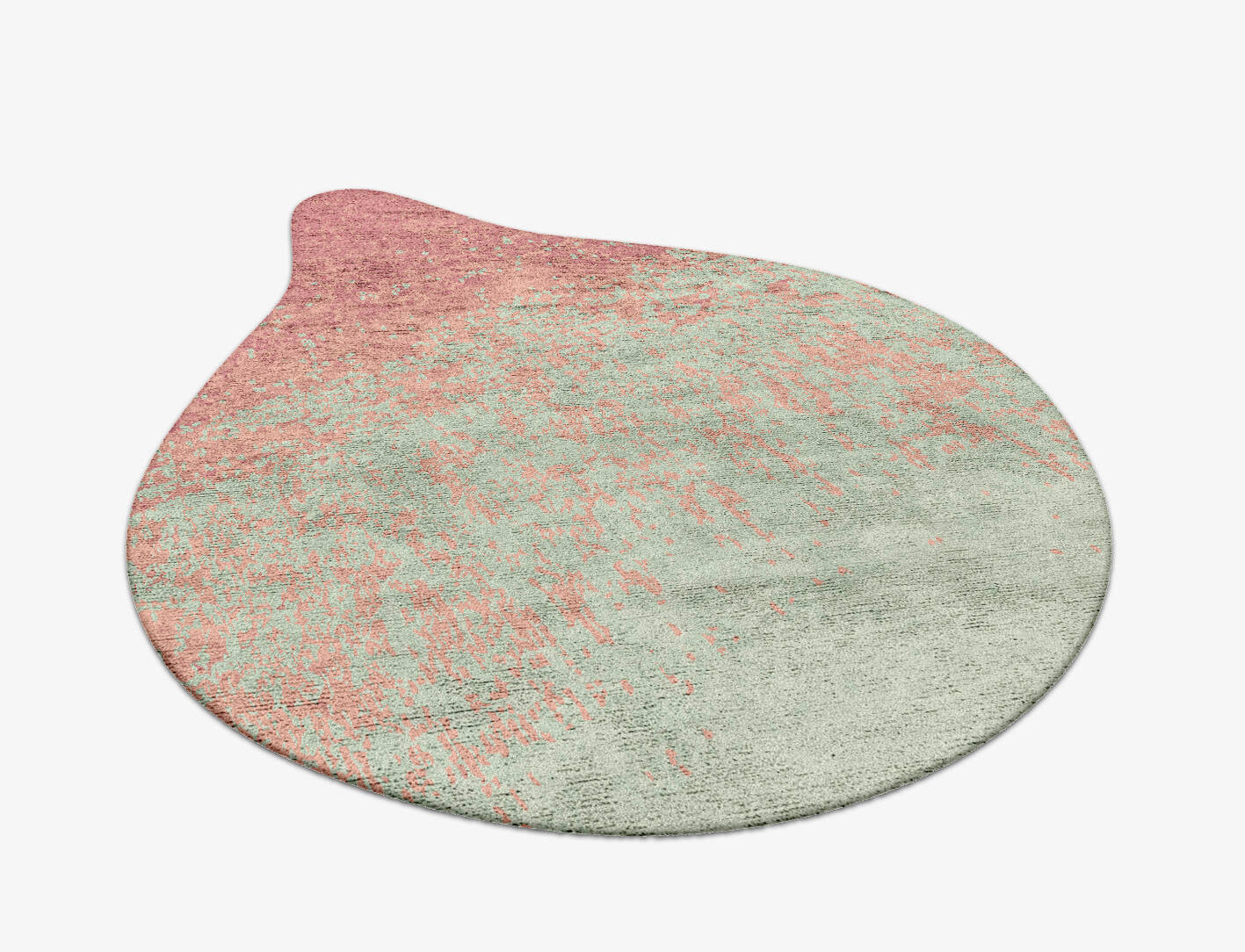 Zenith Gradation Drop Hand Tufted Bamboo Silk Custom Rug by Rug Artisan