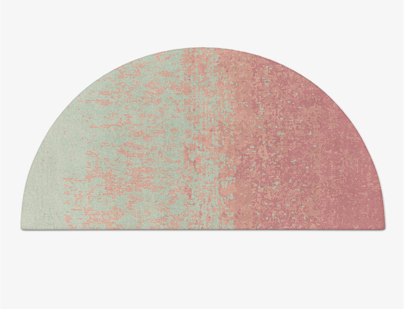 Zenith Gradation Halfmoon Hand Tufted Pure Wool Custom Rug by Rug Artisan