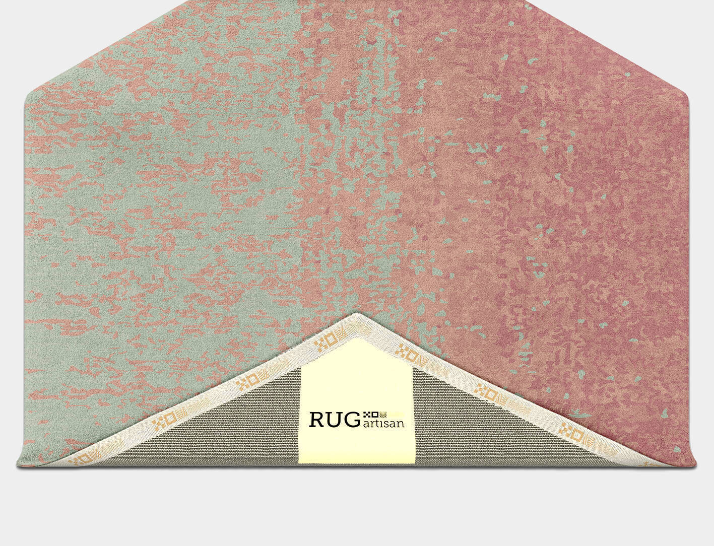 Zenith Gradation Hexagon Hand Tufted Pure Wool Custom Rug by Rug Artisan