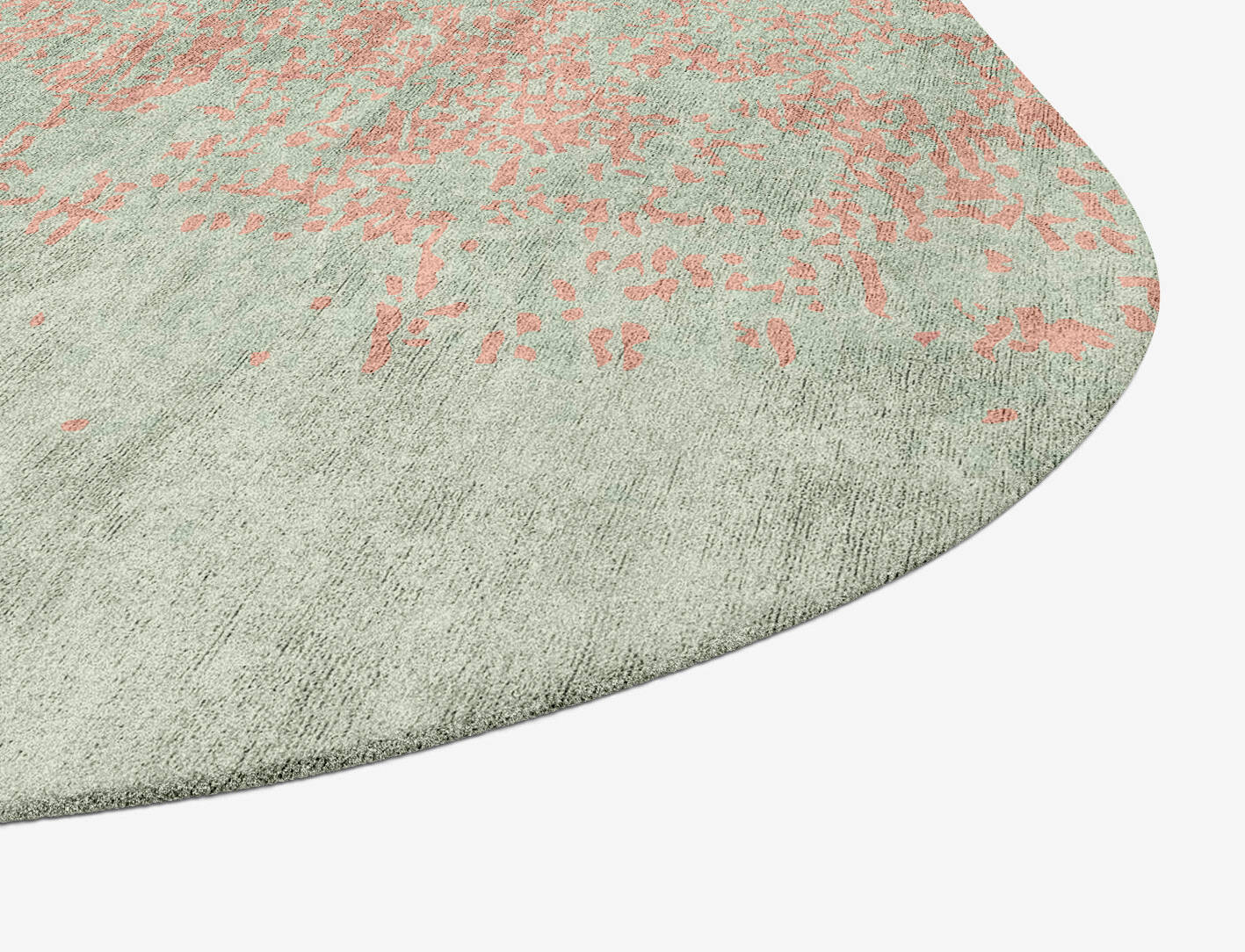 Zenith Gradation Oblong Hand Tufted Bamboo Silk Custom Rug by Rug Artisan