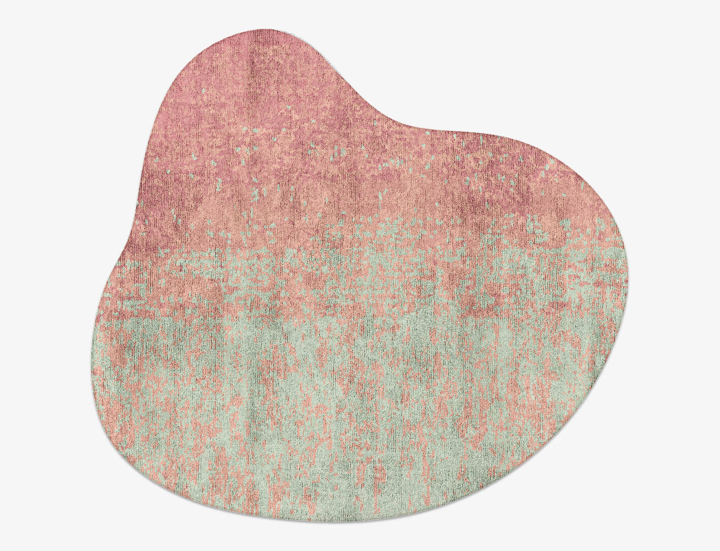 Zenith Gradation Splash Hand Tufted Bamboo Silk Custom Rug by Rug Artisan