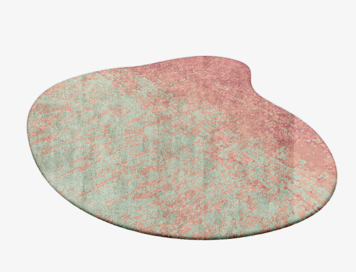 Zenith Gradation Splash Hand Tufted Bamboo Silk Custom Rug by Rug Artisan