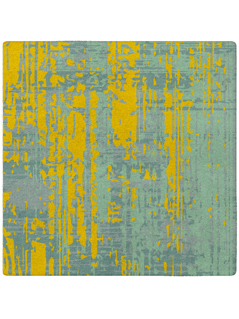 Zest Surface Art Square Hand Tufted Pure Wool Custom Rug by Rug Artisan