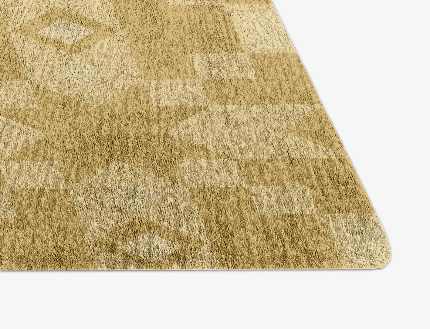 Zeus Minimalist Arch Hand Knotted Bamboo Silk Custom Rug by Rug Artisan