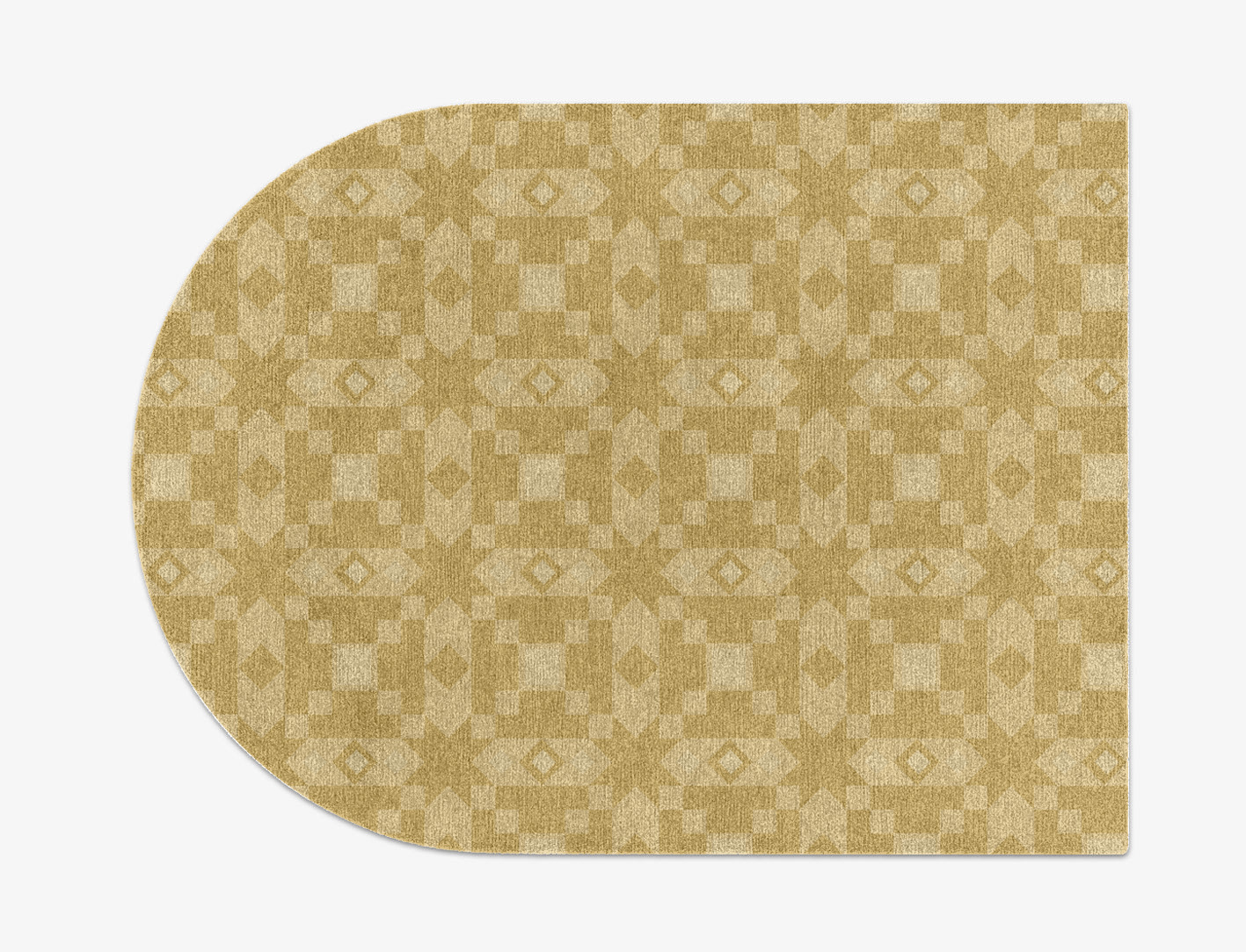 Zeus Minimalist Arch Hand Knotted Tibetan Wool Custom Rug by Rug Artisan