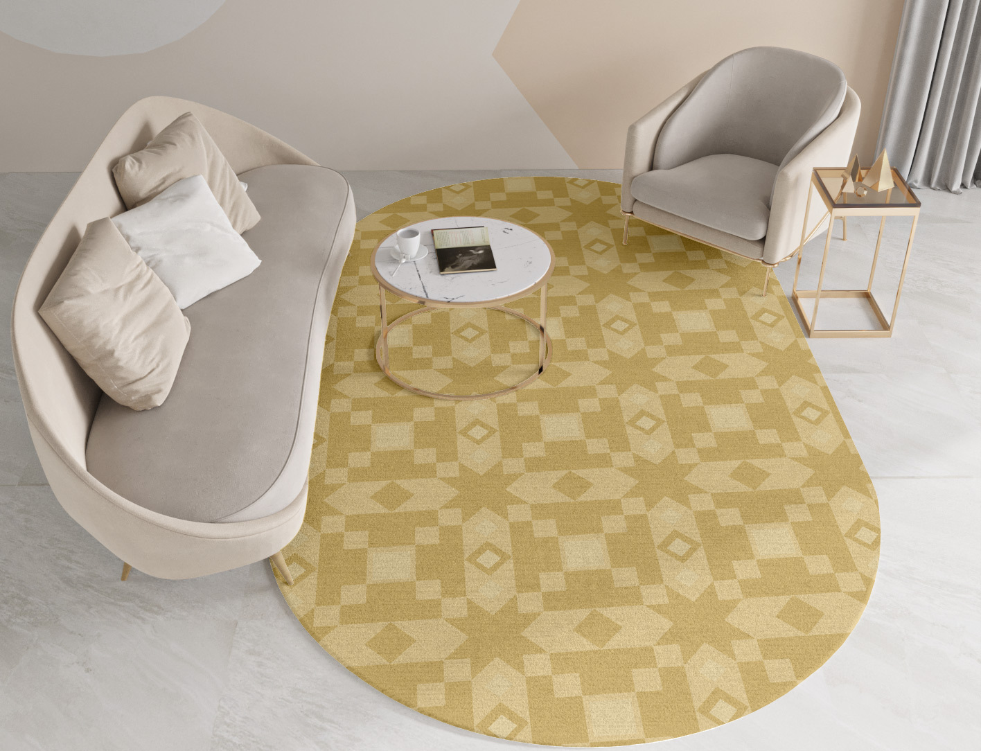 Zeus Minimalist Capsule Hand Knotted Tibetan Wool Custom Rug by Rug Artisan