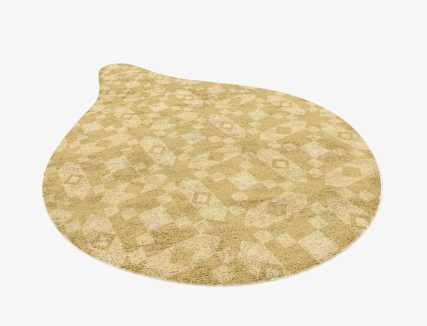Zeus Minimalist Drop Hand Knotted Bamboo Silk Custom Rug by Rug Artisan