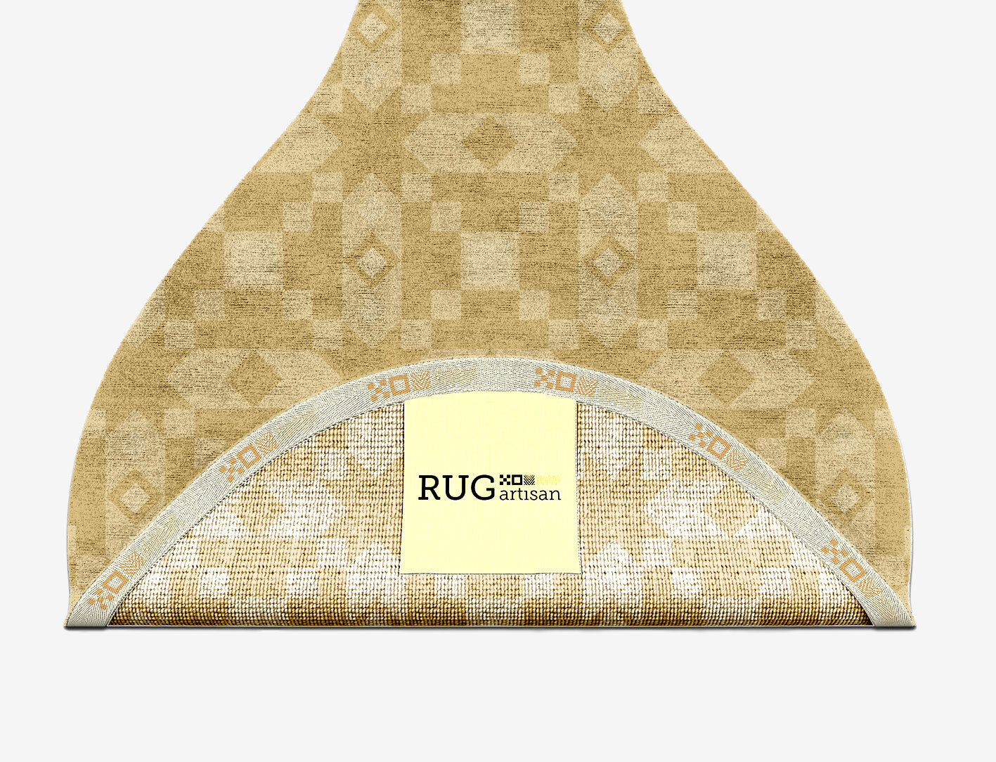 Zeus Minimalist Drop Hand Knotted Bamboo Silk Custom Rug by Rug Artisan