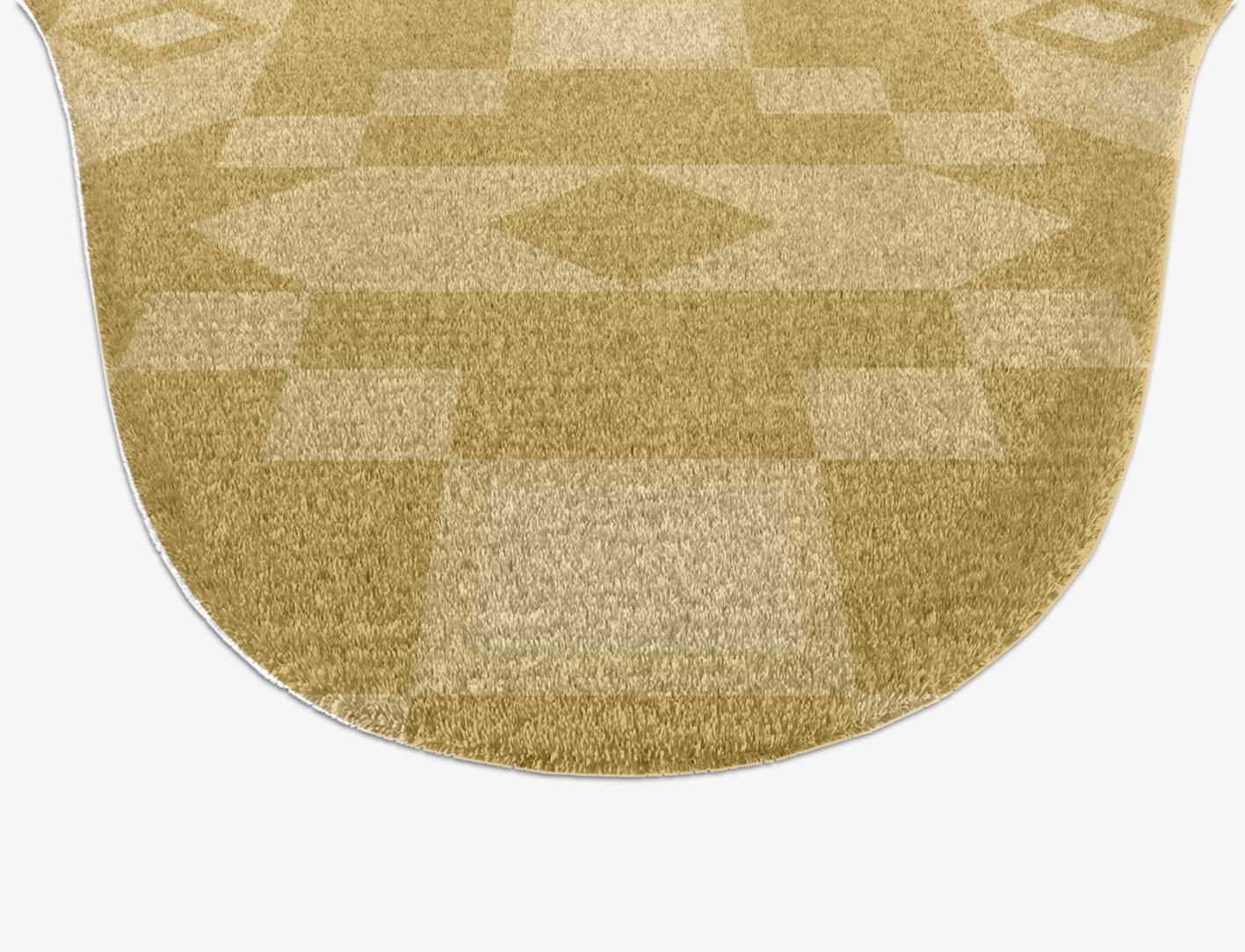 Zeus Minimalist Drop Hand Knotted Tibetan Wool Custom Rug by Rug Artisan