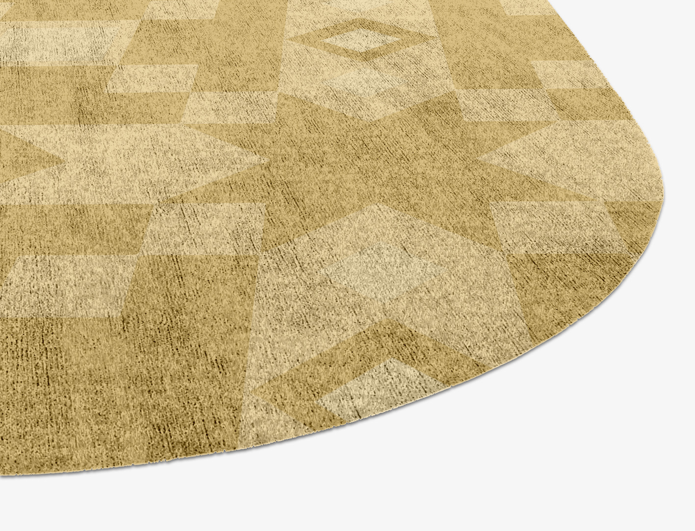 Zeus Minimalist Eight Hand Knotted Bamboo Silk Custom Rug by Rug Artisan