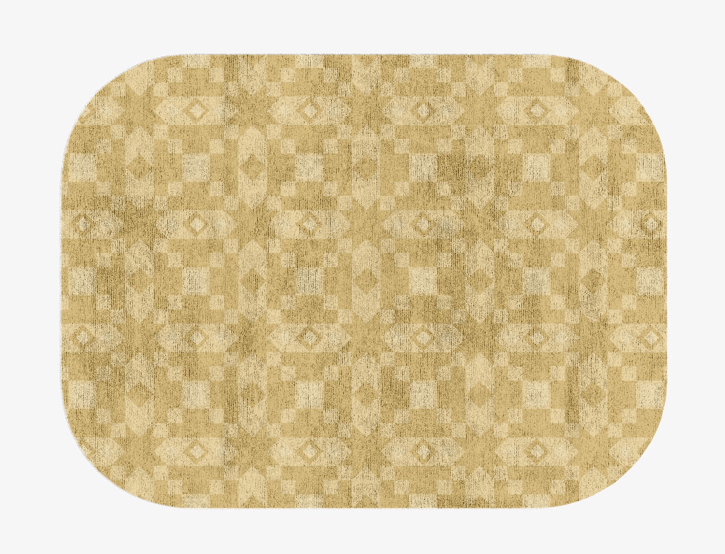 Zeus Minimalist Oblong Hand Knotted Bamboo Silk Custom Rug by Rug Artisan