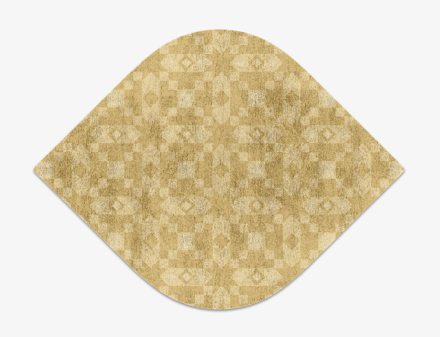 Zeus Minimalist Ogee Hand Knotted Bamboo Silk Custom Rug by Rug Artisan