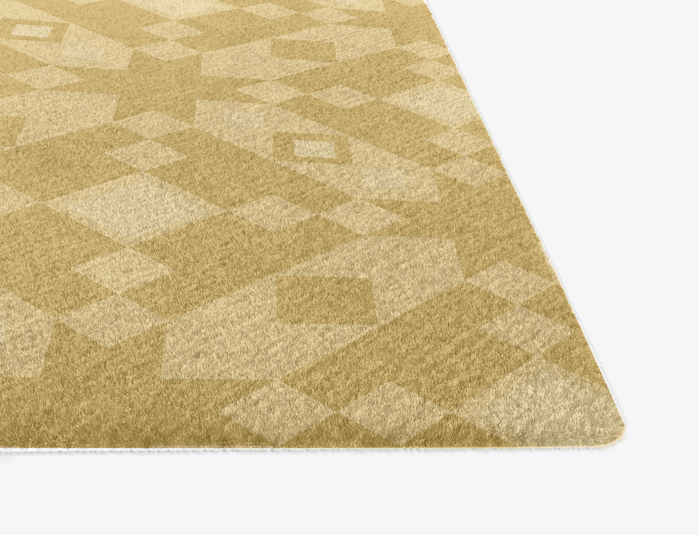 Zeus Minimalist Ogee Hand Knotted Tibetan Wool Custom Rug by Rug Artisan