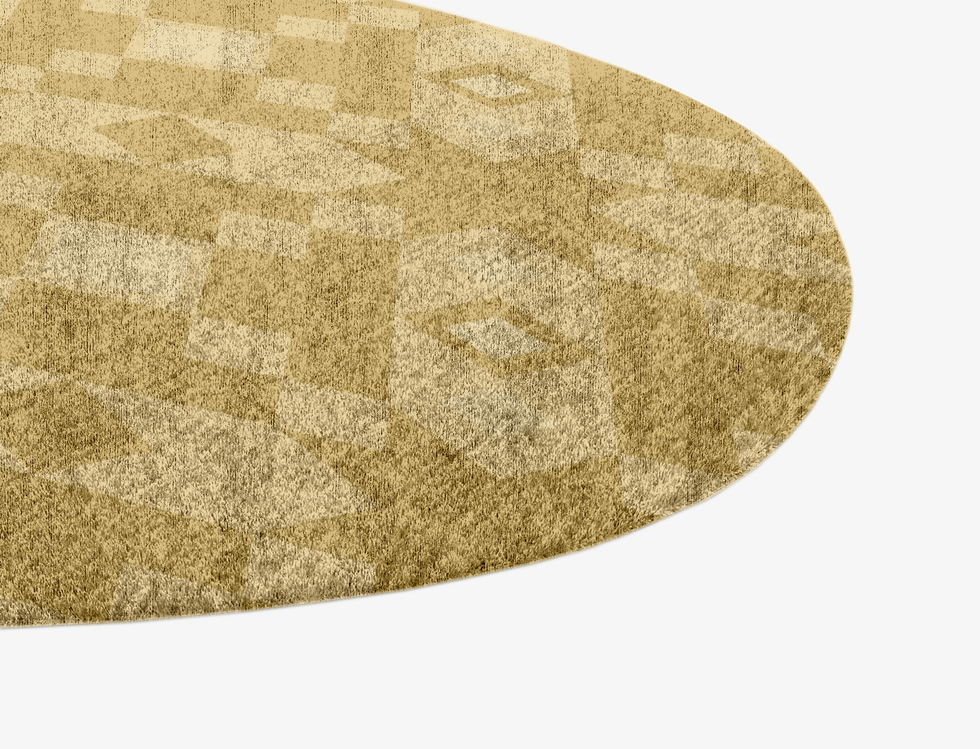 Zeus Minimalist Splash Hand Knotted Bamboo Silk Custom Rug by Rug Artisan
