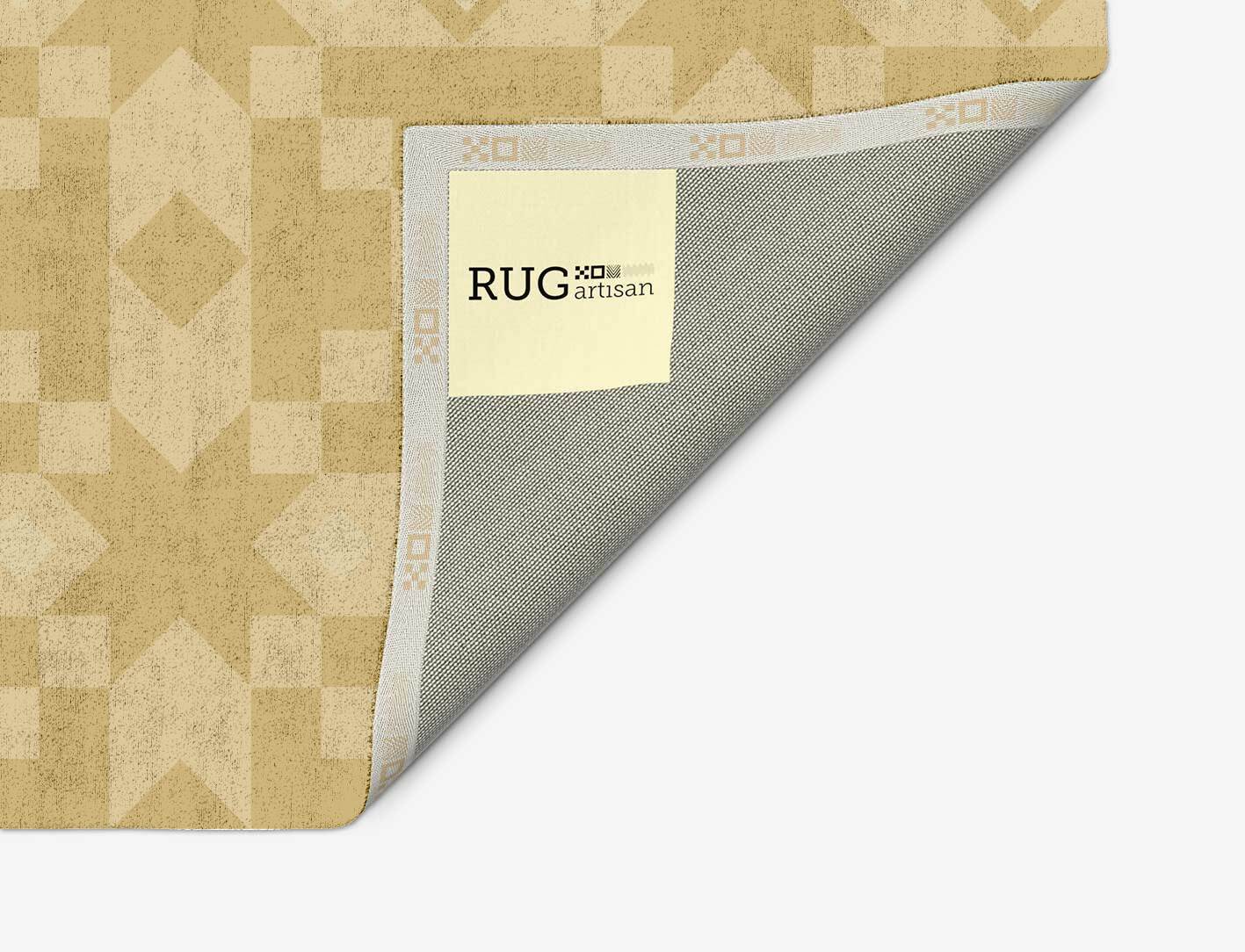 Zeus Minimalist Arch Hand Tufted Bamboo Silk Custom Rug by Rug Artisan