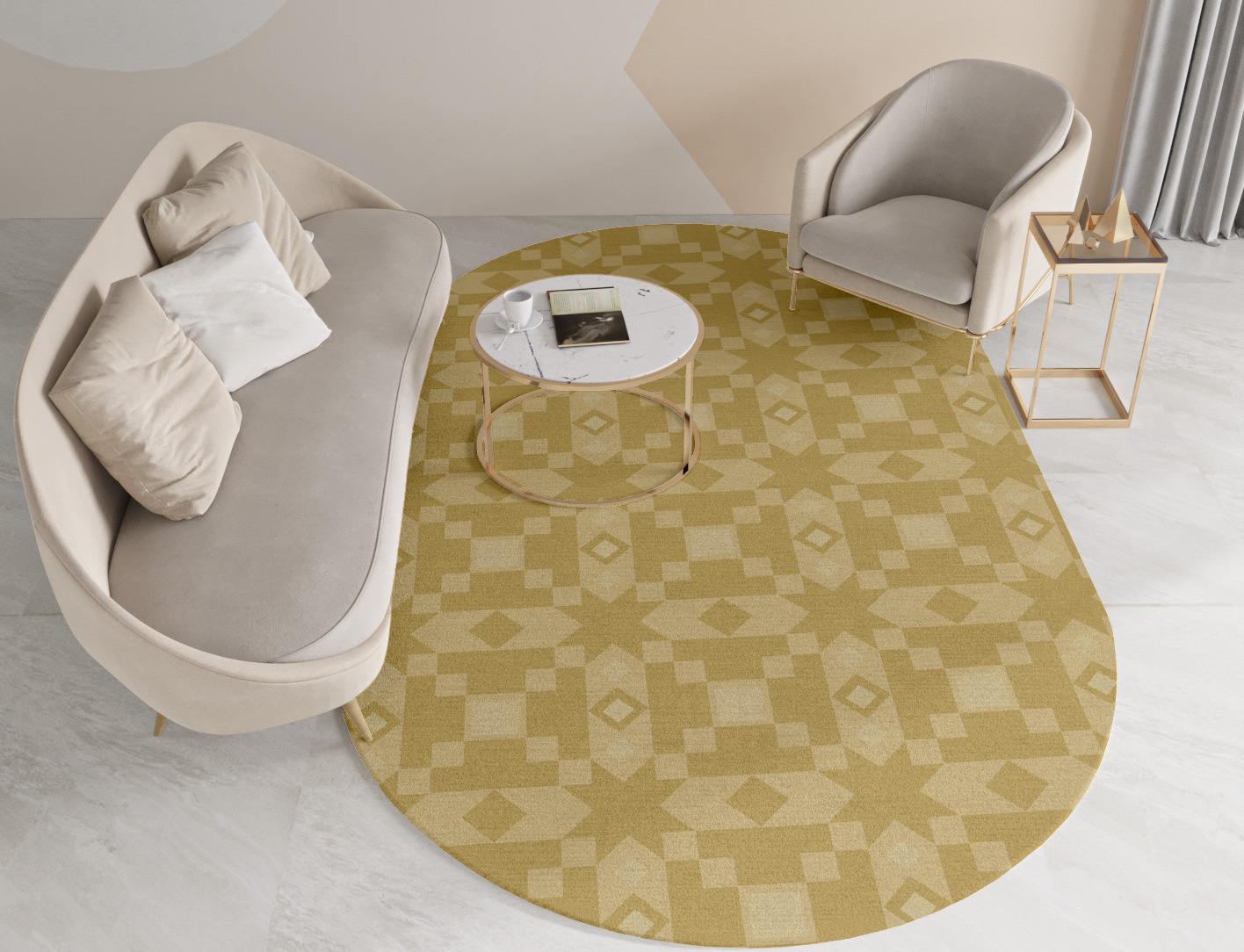 Zeus Minimalist Capsule Hand Tufted Pure Wool Custom Rug by Rug Artisan