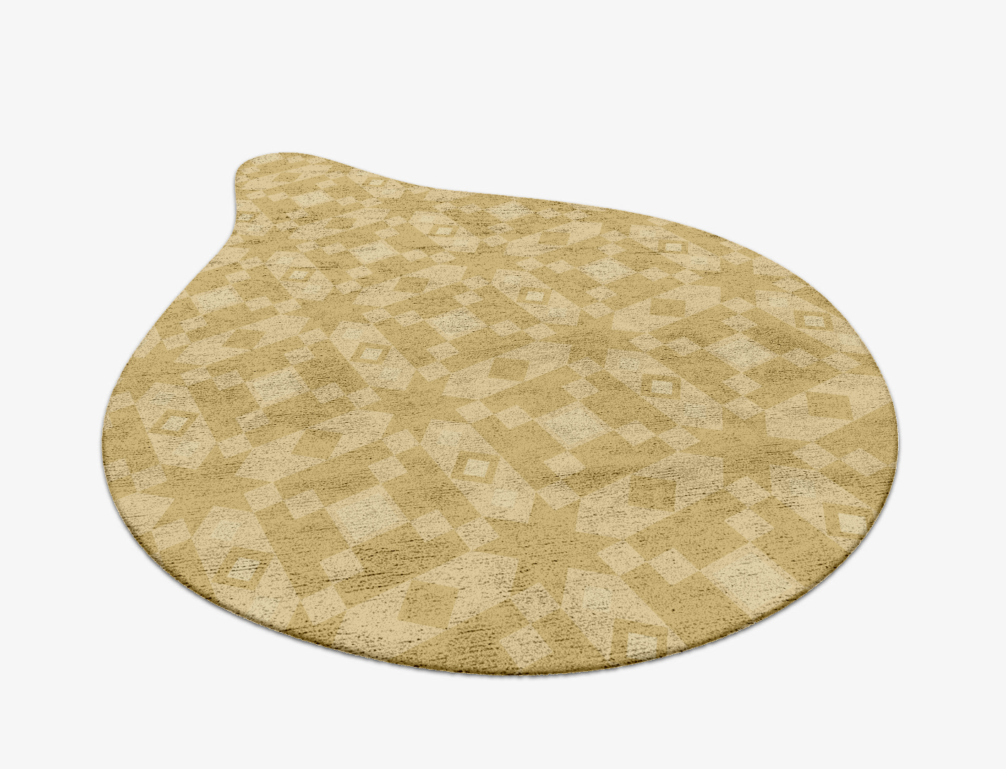 Zeus Minimalist Drop Hand Tufted Bamboo Silk Custom Rug by Rug Artisan
