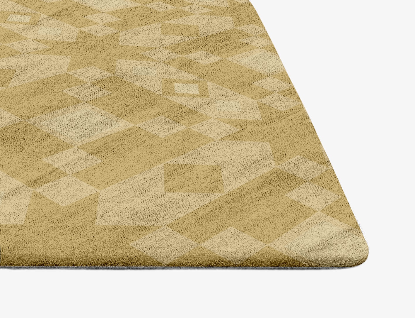 Zeus Minimalist Ogee Hand Tufted Bamboo Silk Custom Rug by Rug Artisan
