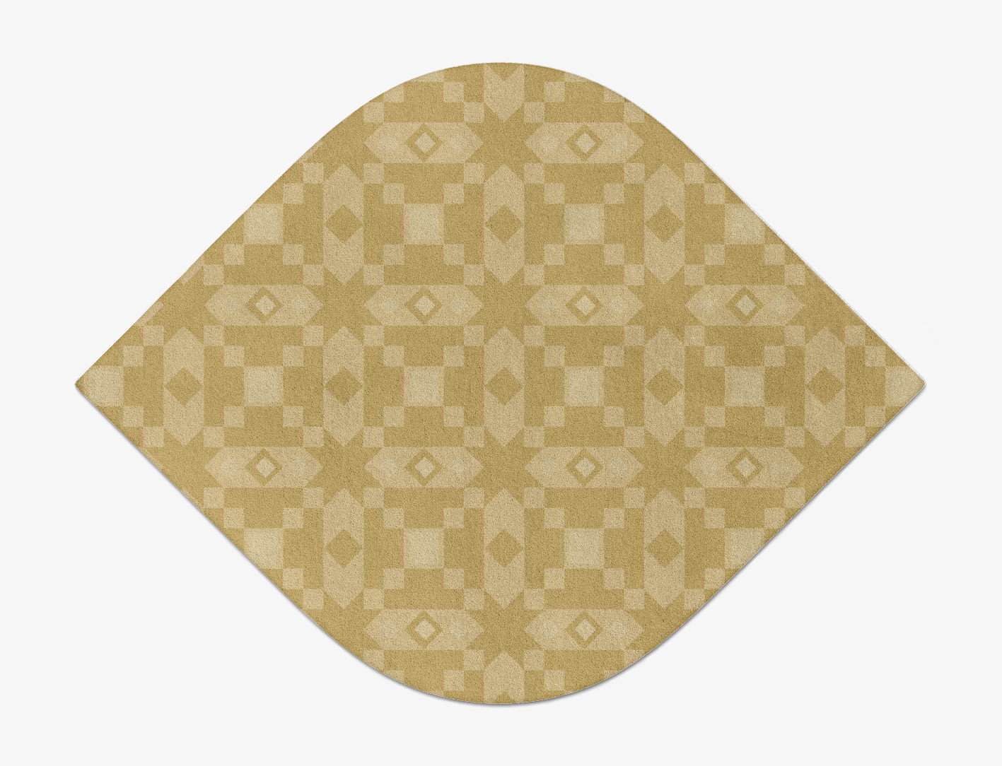 Zeus Minimalist Ogee Hand Tufted Pure Wool Custom Rug by Rug Artisan