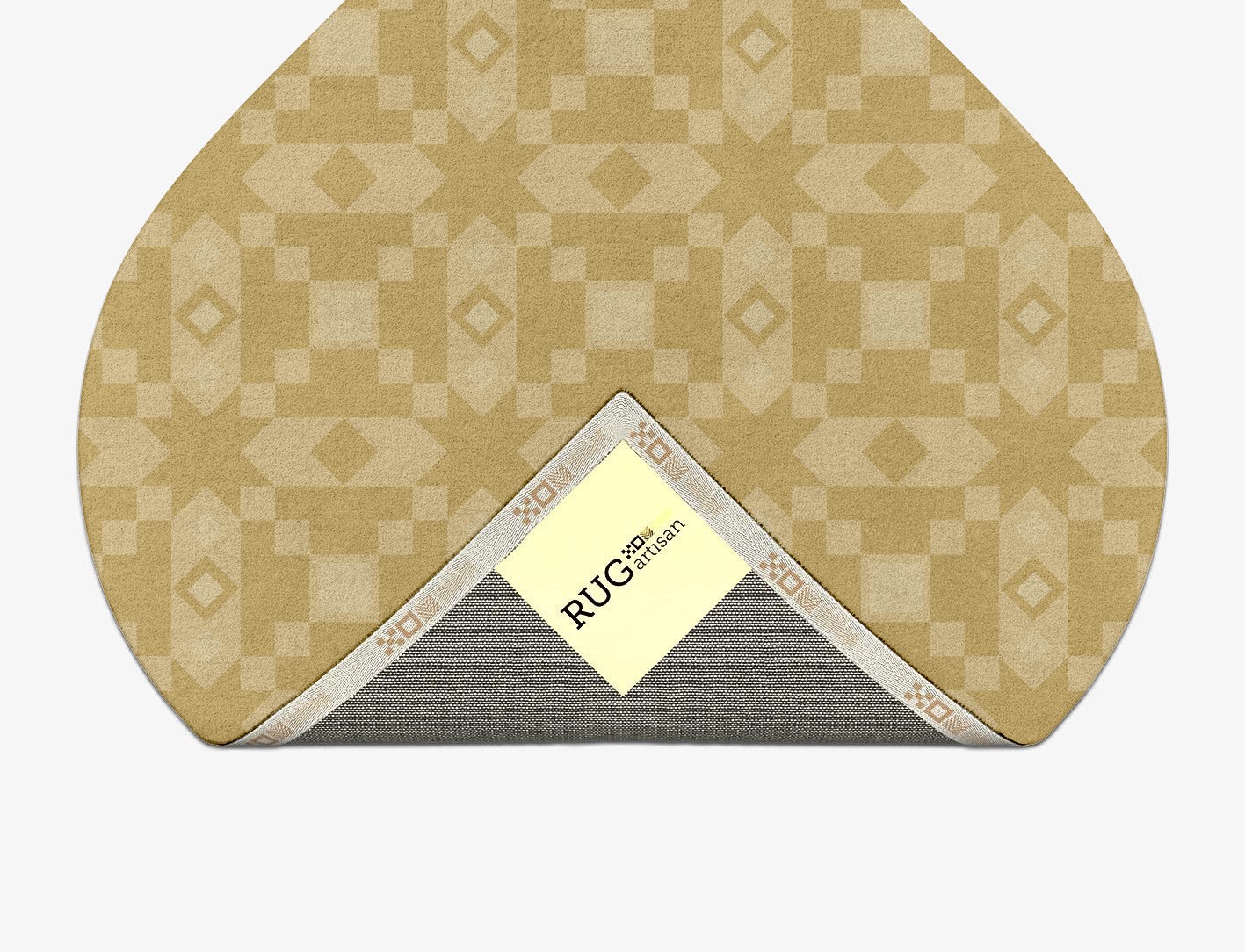 Zeus Minimalist Ogee Hand Tufted Pure Wool Custom Rug by Rug Artisan