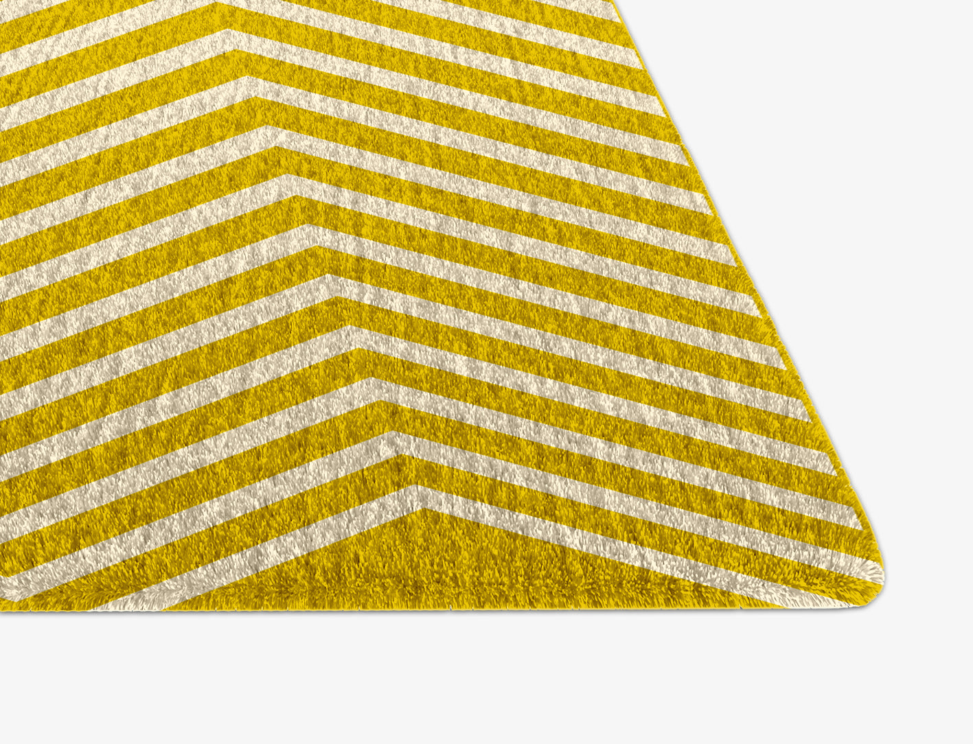 Zigzag Ombre Arch Hand Knotted Tibetan Wool Custom Rug by Rug Artisan