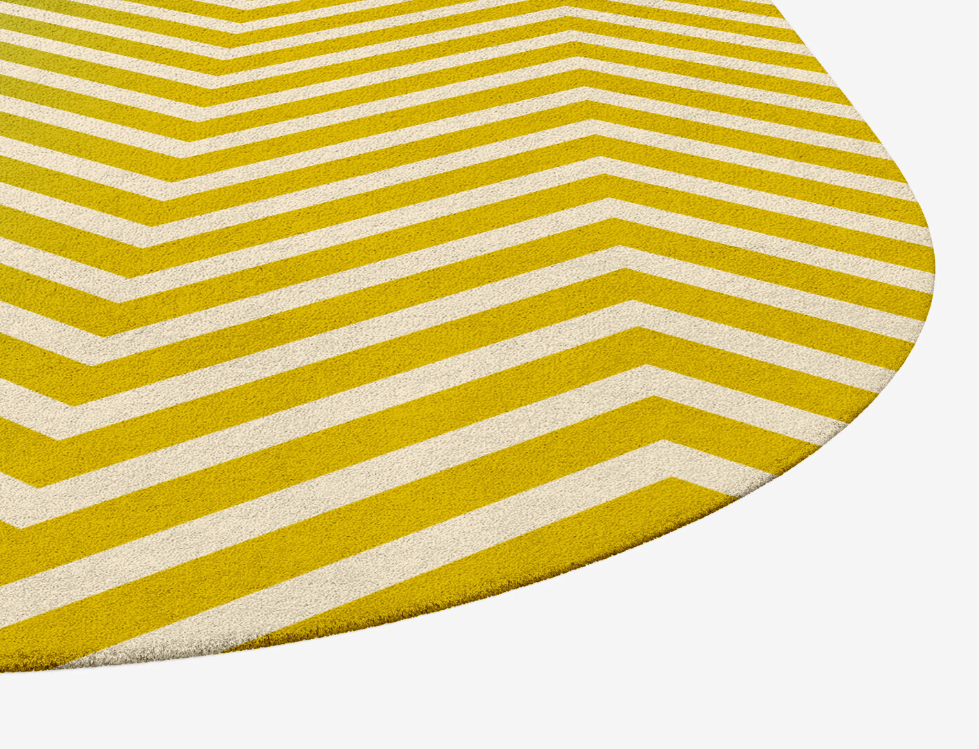 Zigzag Ombre Eight Hand Tufted Pure Wool Custom Rug by Rug Artisan