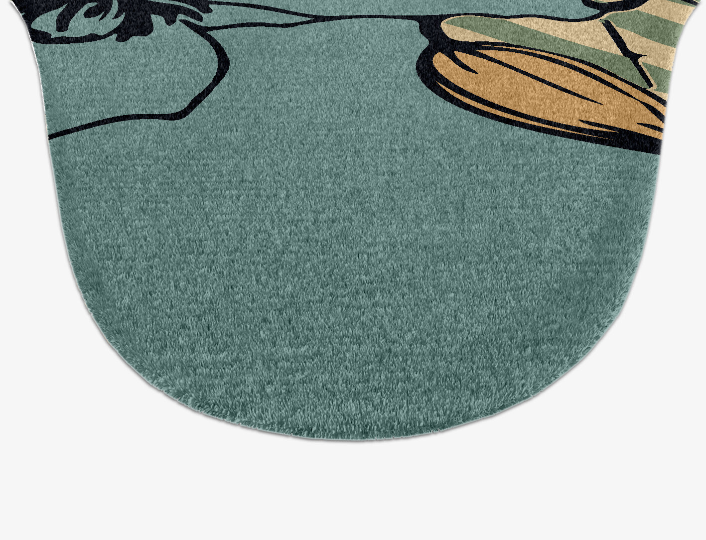 Zinia Field of Flowers Drop Hand Knotted Tibetan Wool Custom Rug by Rug Artisan