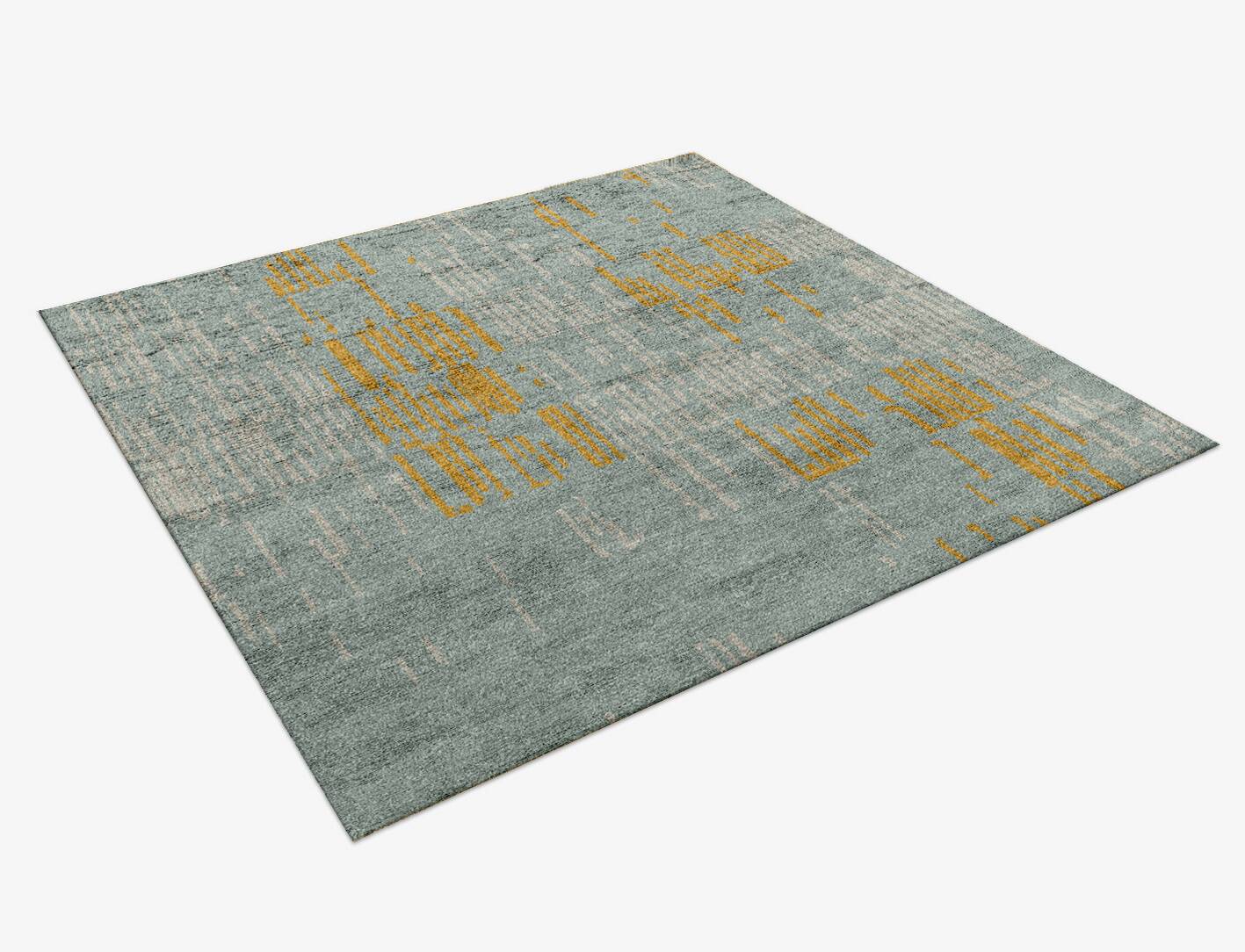 Zorina  Square Hand Knotted Bamboo Silk Custom Rug by Rug Artisan